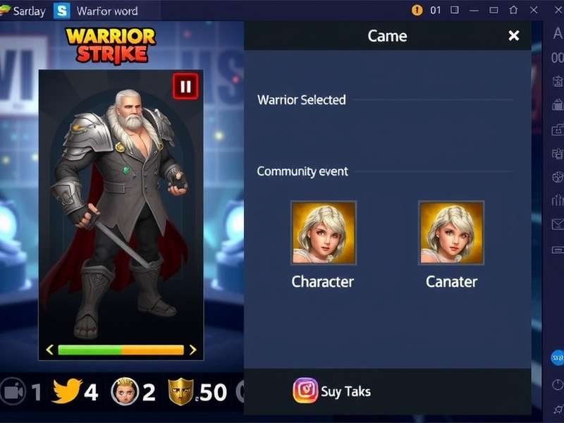 Warrior Strike Game Screenshot